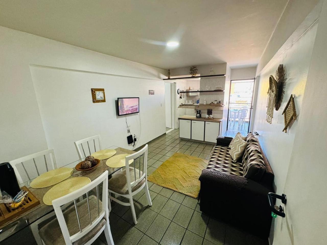 Apto 405 - Quarto e sala espaçoso na praia de Ponta Verde com Wi-fi, tv a cabo e piscina Maceió Exterior foto